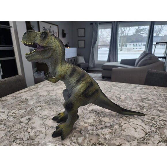 Boley Dinosaur 12" T-Rex Soft Rubber Toy Figure RIO5A-JUN18 - Picture 3 of 4